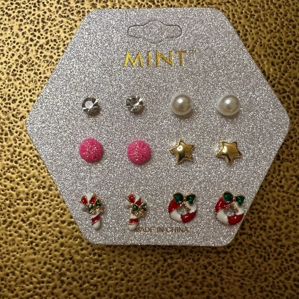 Christmas Stud Earring Set (6-Pair) – MINT